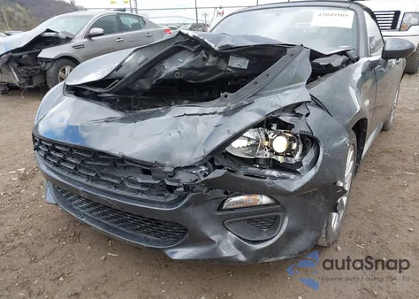 2017 Fiat 124 Spider Classica from USA, damaged, VIN JC1NFAEK7H0106877